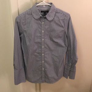 Banana Republic Riley Shirt Peter Pan Collar